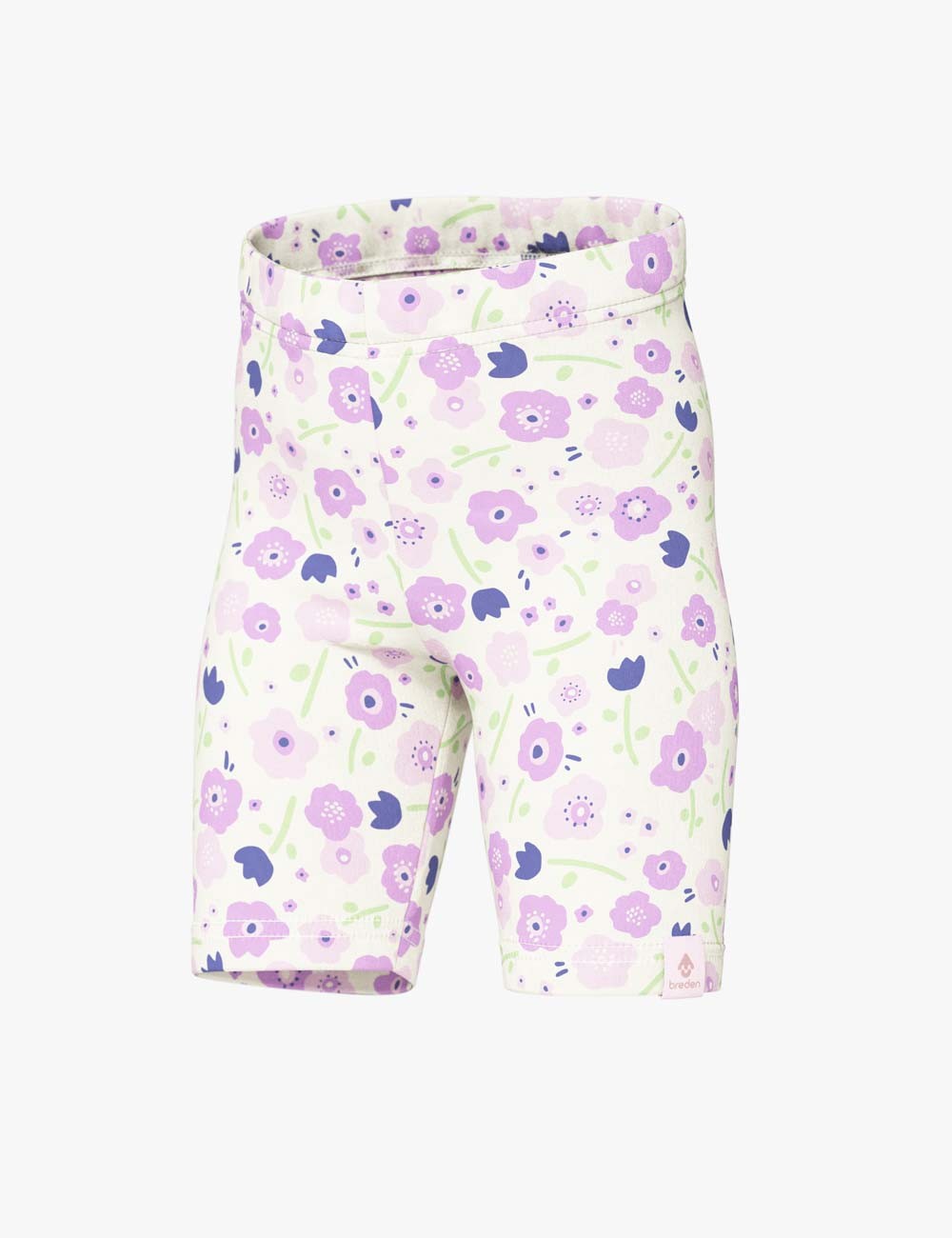 Girls&#39; Short Leggings EMMA - Summer Flowers