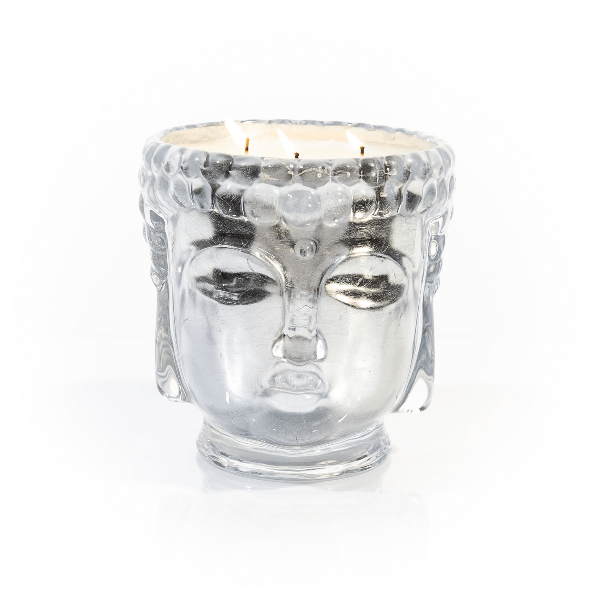 Glass Buddha Candle