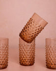 Bronze Dew Drop Tumblers - Set Of 4