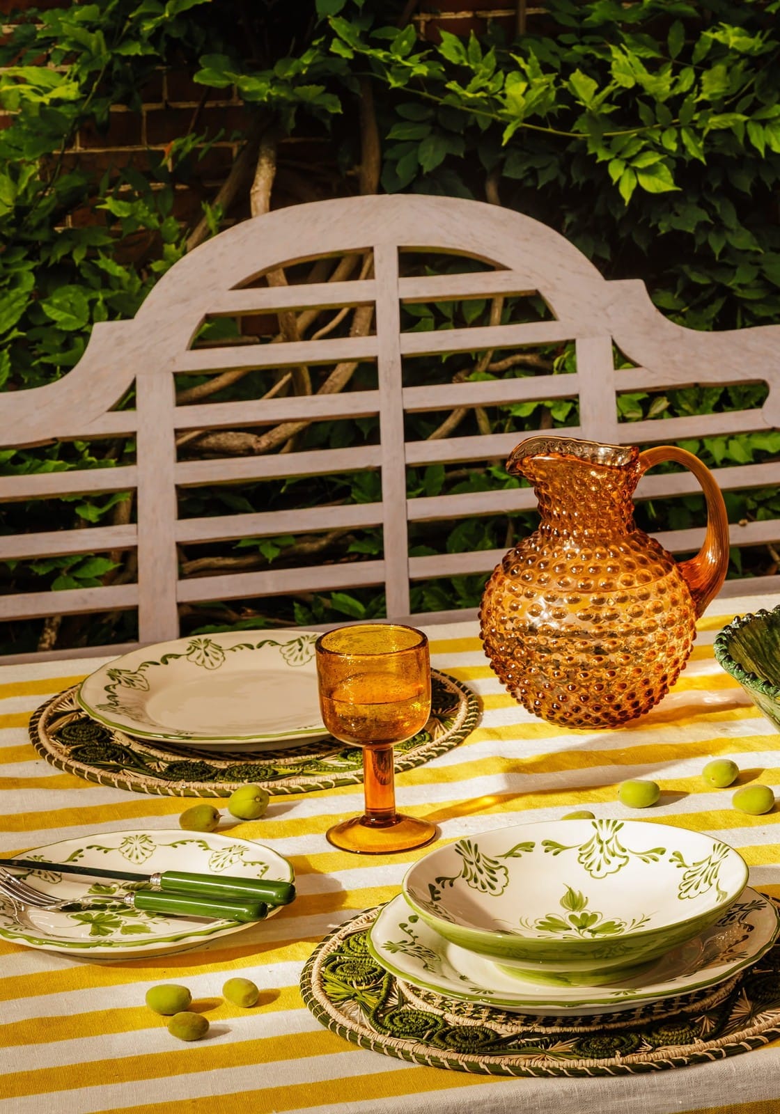 Eleanor Wine Glass, Mustard - Set of 8