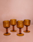 Eleanor Wine Glass, Mustard - Set of 8