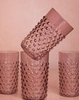 Violet Dew Drop Tumblers - Set Of 4