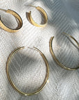 Chunky Bombshell Hoop Earrings