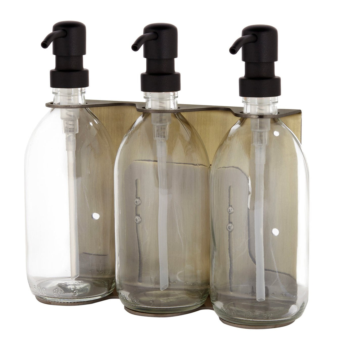 B-Corp Gold Triple Wall Mounted Dispenser