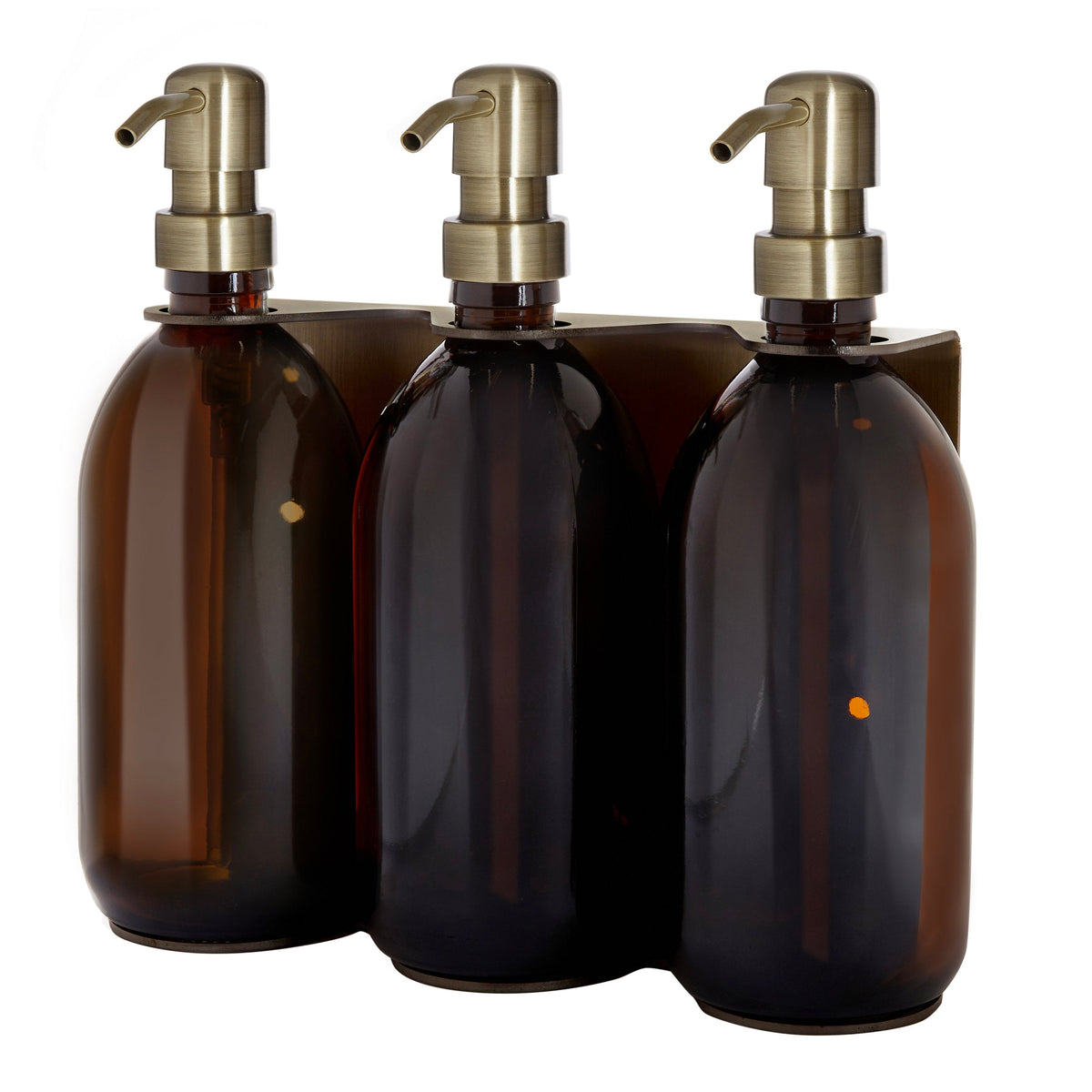 B-Corp Gold Triple Wall Mounted Dispenser