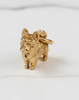 Yorkshire Terrier Silver Dog Charm