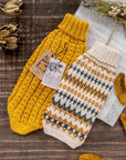 "Golden Dreams" Handmade Alpaca Wool Dog Jumper