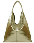 Gold Metallic Boho Ethical Sustainable Leather Bag Brix and Bailey