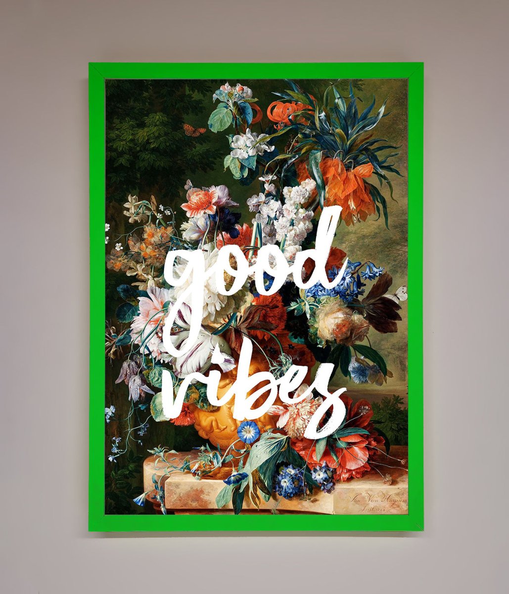 Good Vibes Framed Wall Art