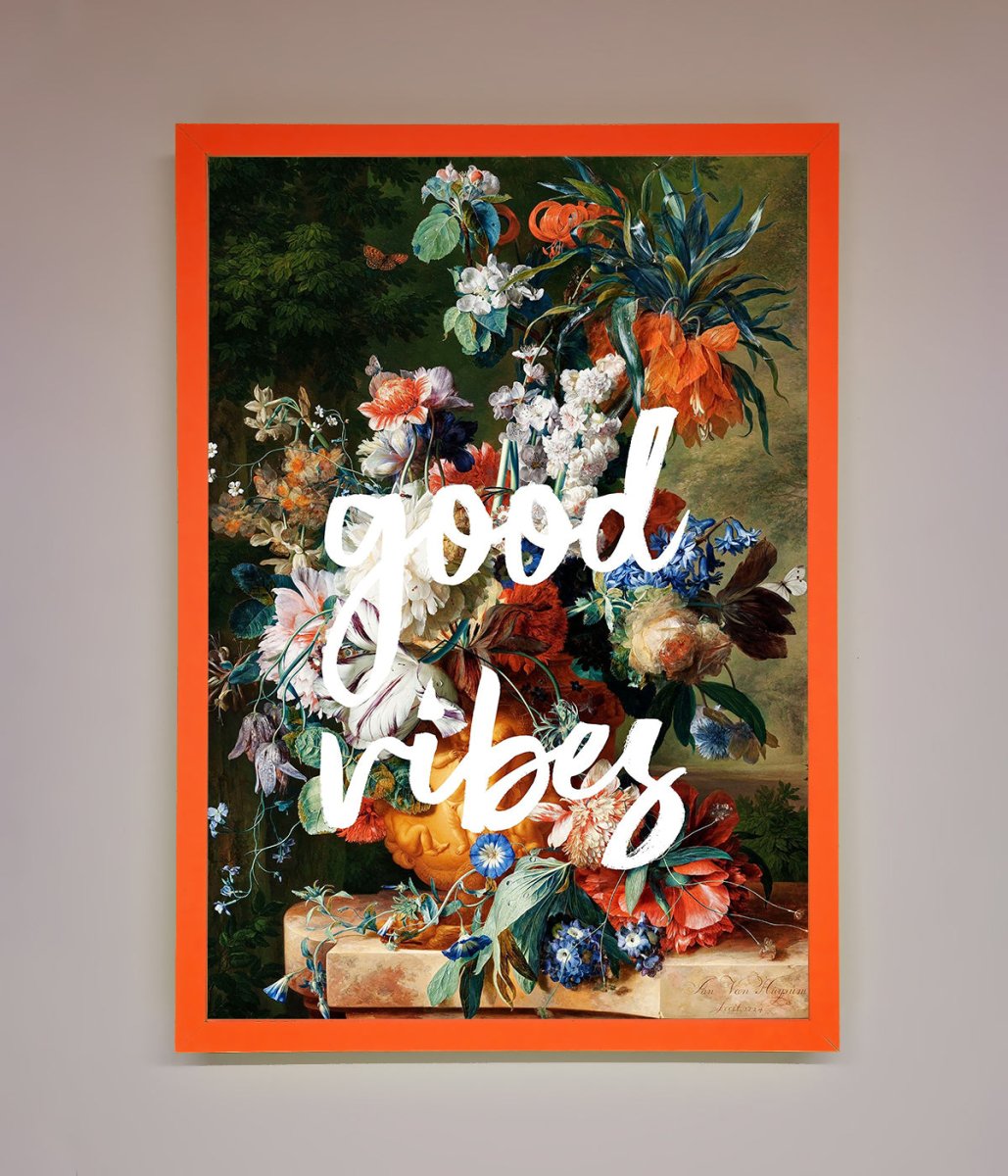 Good Vibes Framed Wall Art