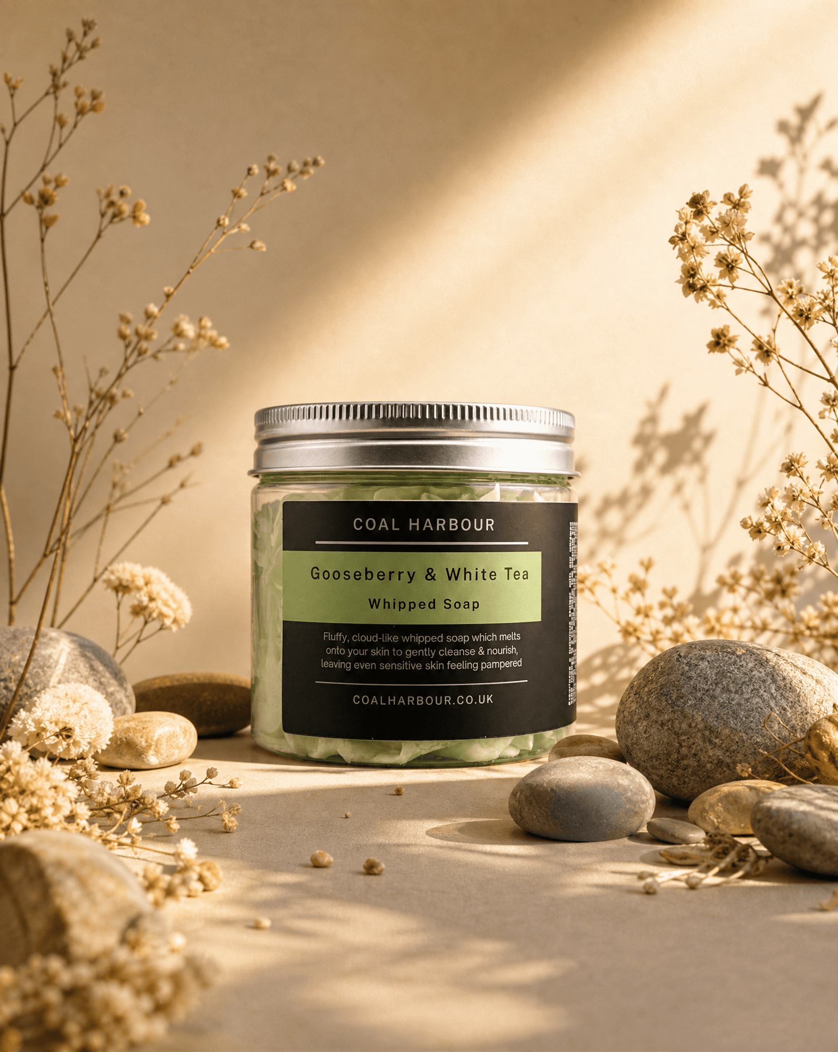 Gooseberry &amp; White Tea Whipped Soap 120g