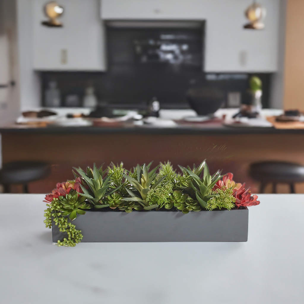 Mixed Artificial Succulent Arrangement