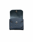 Handmade Leather Simple Coin Purse - Graphite