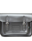 Handmade Leather Satchel - Graphite