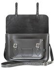 Handmade Leather Satchel - Graphite