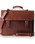 Cognac Leather Great Sack Satchel