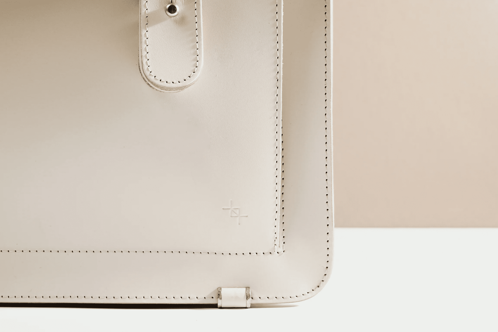 Great Sack Leather Briefcase Cookie