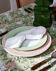 Green Apple Lace Dinner Plates - Set of 4