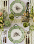 Green Blossom Rectangular Placemats - Set of 4