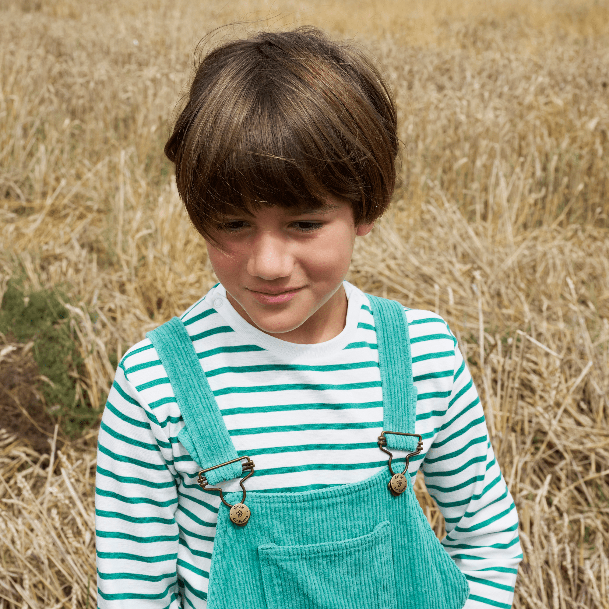 Green Breton Stripe Top