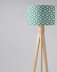 Green Geometric Lampshade, Ceiling or Table Lamp Shade