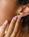 Simi Gemstone Studs with Labradorite