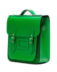 Handmade Leather City Backpack - Green