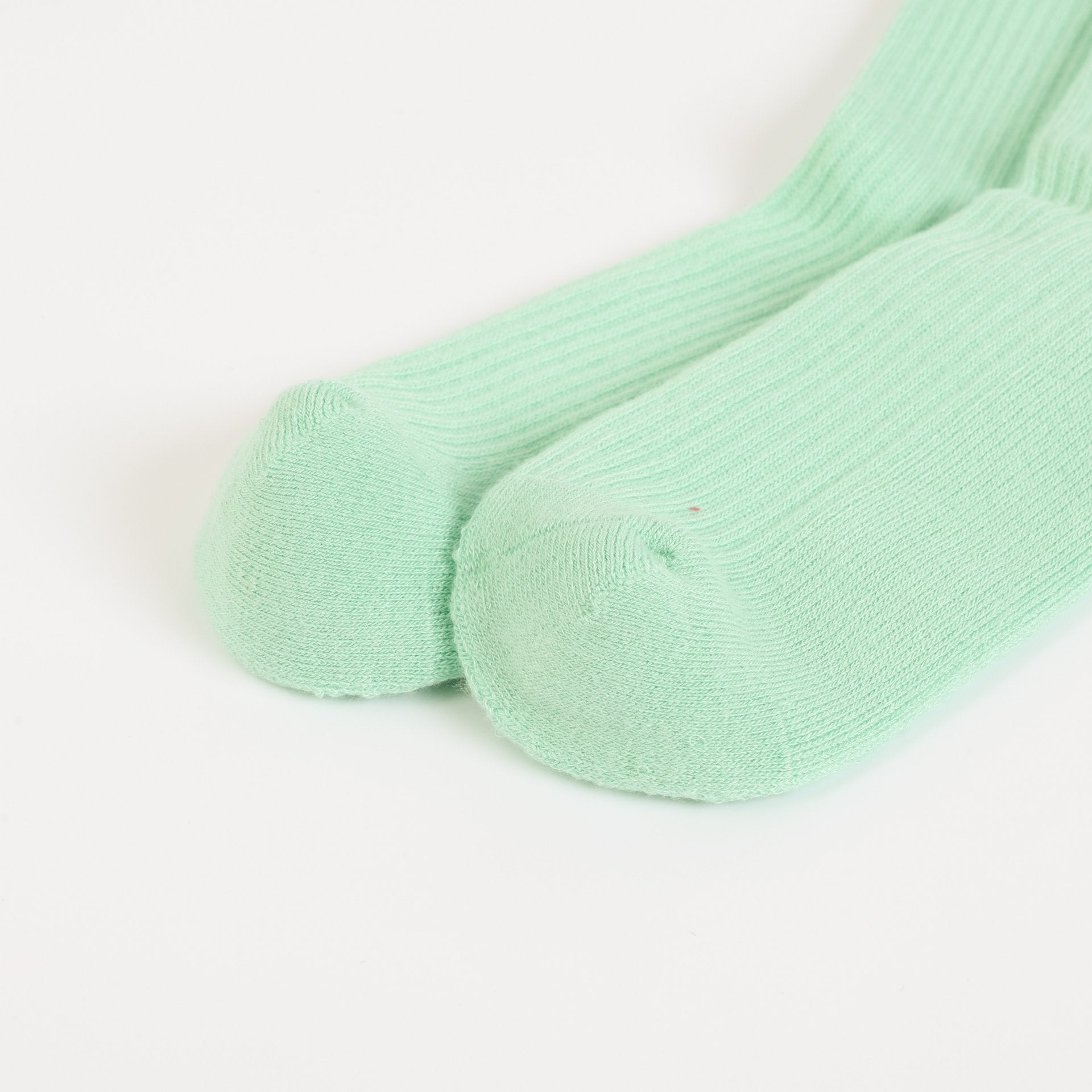 Save the Hedgehog Ribbed Bamboo Socks in Green