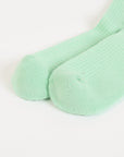 Save the Hedgehog Ribbed Bamboo Socks in Green