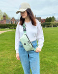 Dog Walking Bum Bag - Sage Green