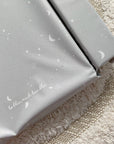 Standard Changing Mat - Grey-green moon and stars Print