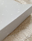 Anti-Roll Wedge Changing Mat - Grey Stars