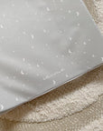 Anti-Roll Wedge Changing Mat - Grey Stars