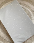 Anti-Roll Wedge Changing Mat - Grey Stars