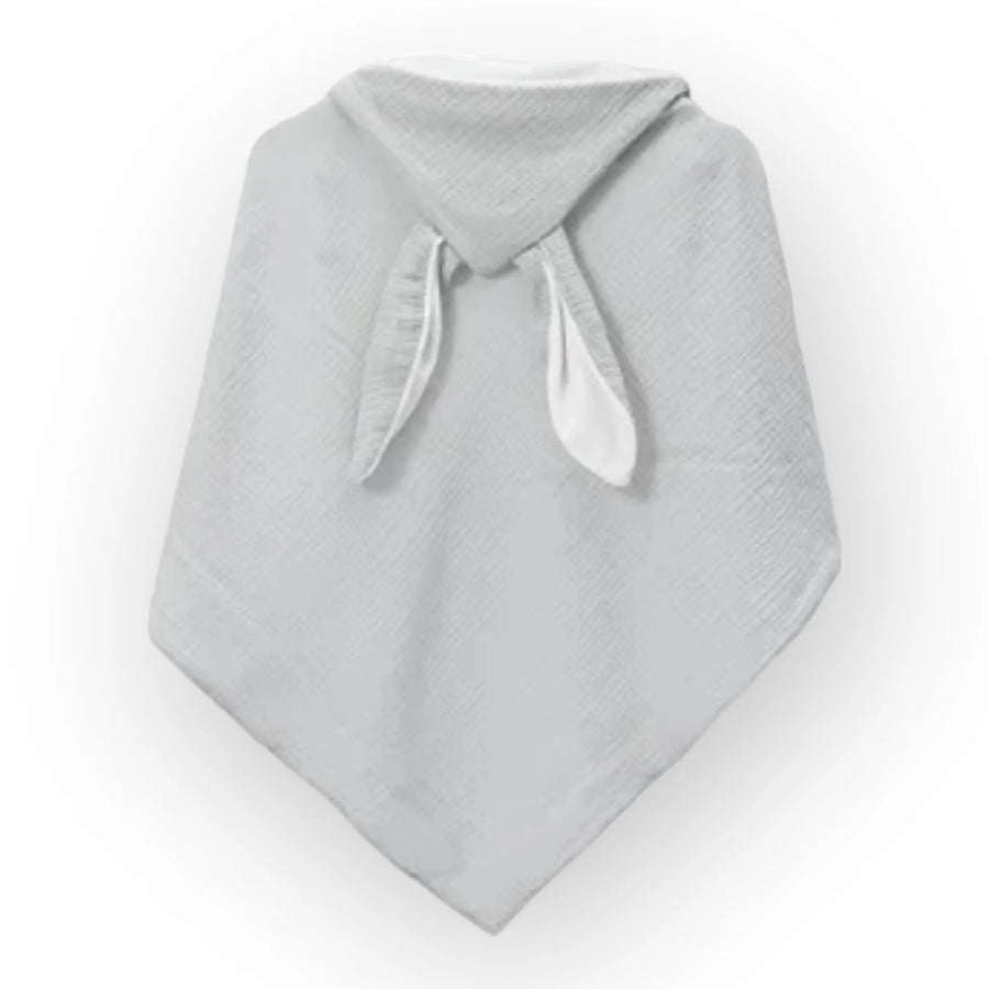 Premium Organic Cotton Bunny Ears Hooded Towel for Babies and Toddlers by Flossie & George at brixbailey.com