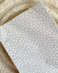 Anti-Roll Wedge Changing Mat - Grey Spots