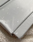 Standard Changing Mat - Grey-green moon and stars Print