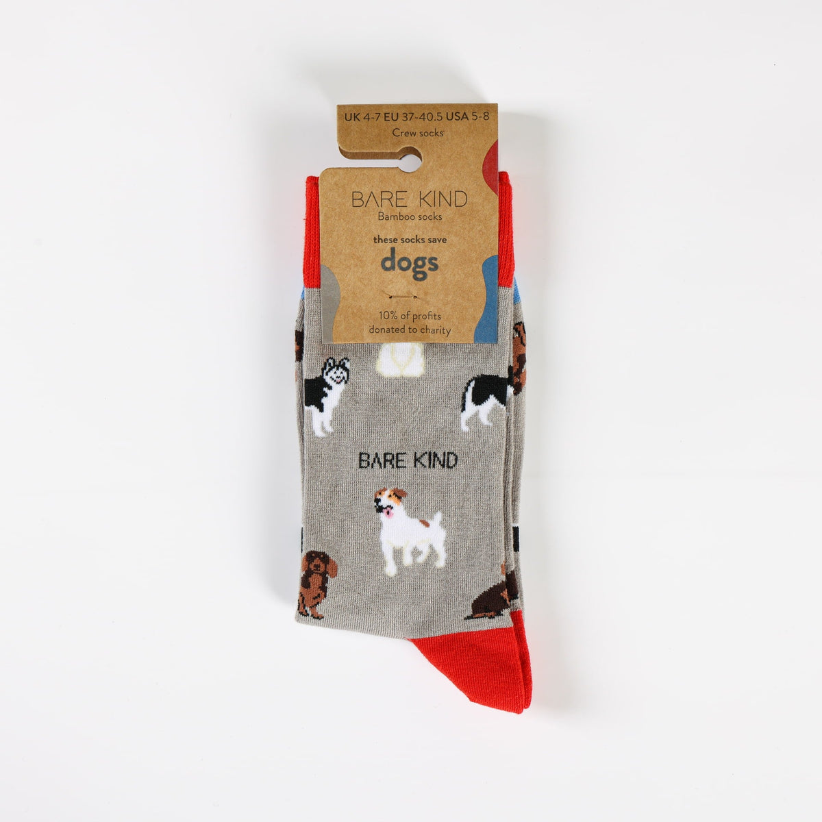 Save the Grey Dog Bamboo Socks