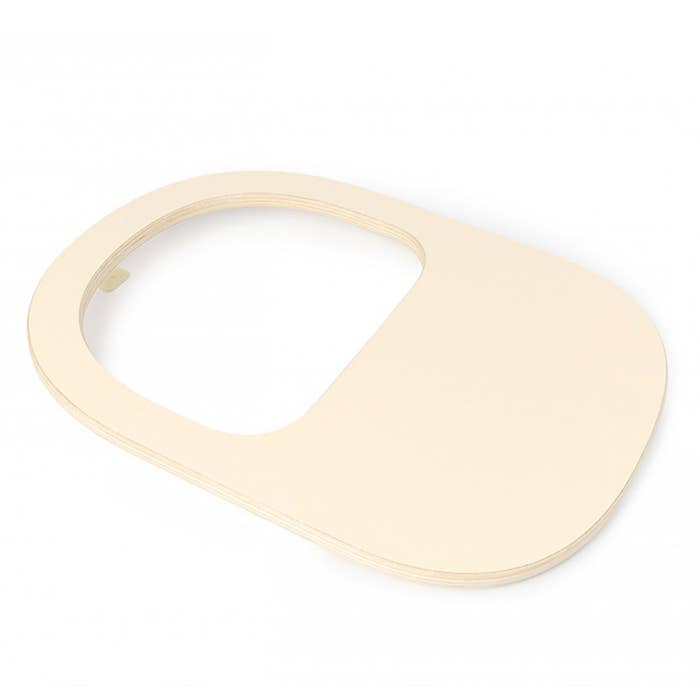 Luxury Growing Green High Chair Tray Table, premium cream plywood top, detachable, safe and easy to clean, stylish beechwood highchair accessory by Ella James at brixbailey.com