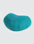 Yoga Studio GOTS Organic Cotton Crescent Lotus Zafu Buckwheat Cushion