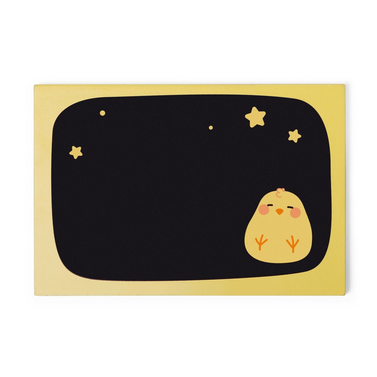 elegant wooden mailbox set for kids with chalk-written messages on a refined playroom table