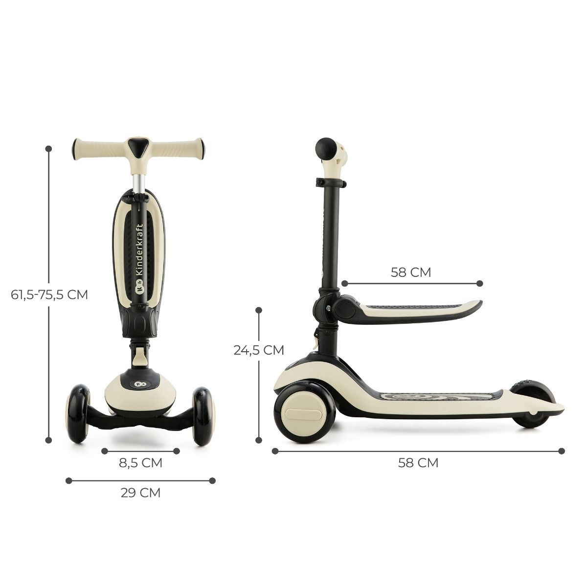 HALLEY 2-in-1 Scooter &amp; Balance Bike – Fun &amp; Adjustable by Kinderkraft at www.brixbailey.com