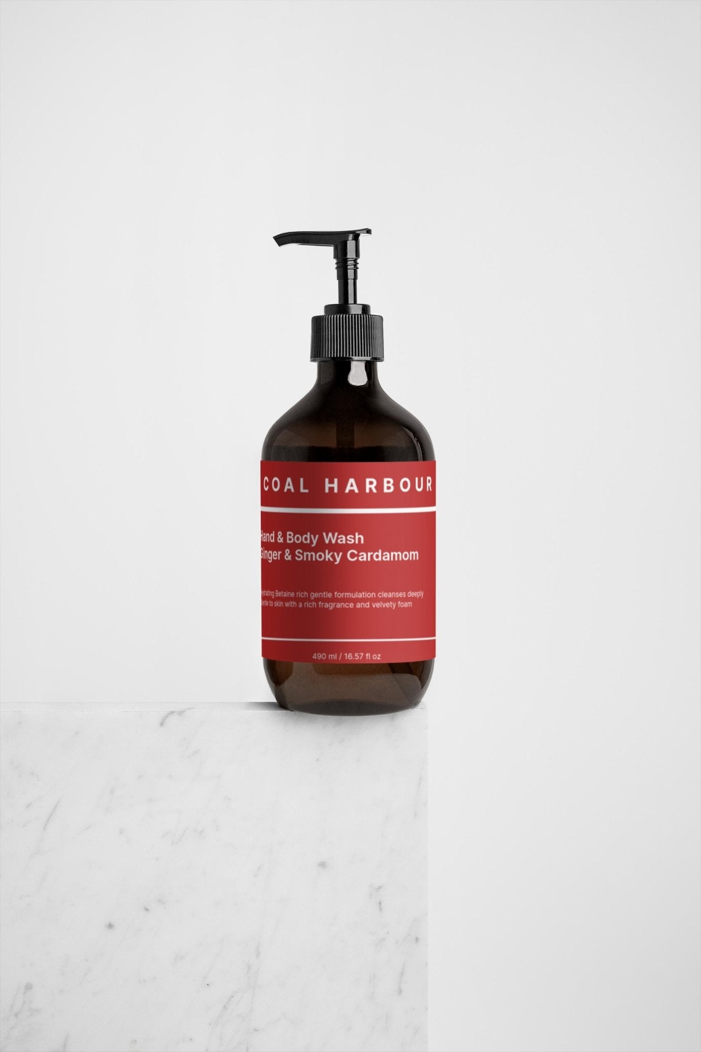 Hand &amp; Body Wash - Ginger &amp; Smoky Cardamom 490ml