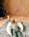 Handcrafted Giant Moon Pillow for Dreamy Nurseries