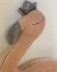 Handmade Pink Flamingo Soft Toy With Crown