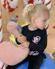 Handmade Pink Flamingo Soft Toy With Crown
