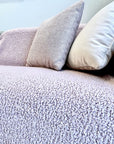 Dusty Pink Soft Teddy Bedspread and Blanket