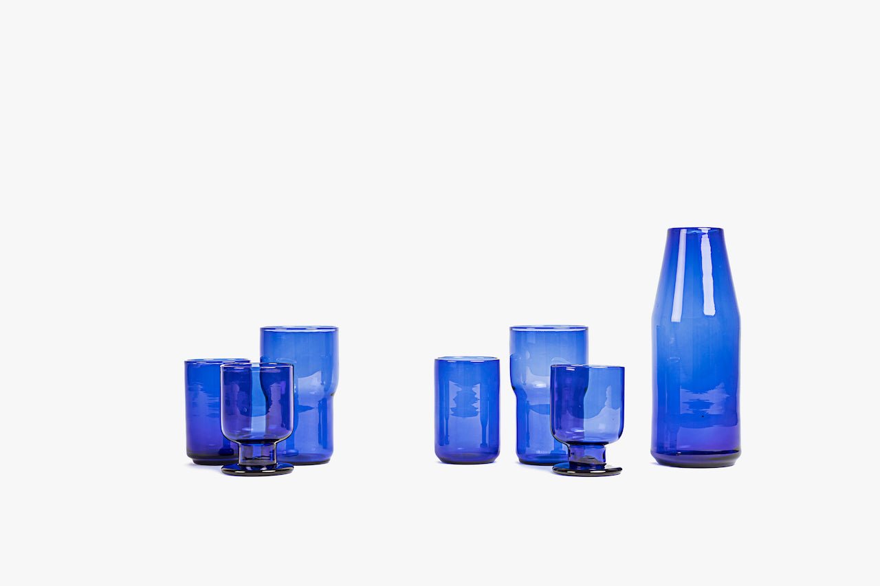 Handmade blown Glass Goblet