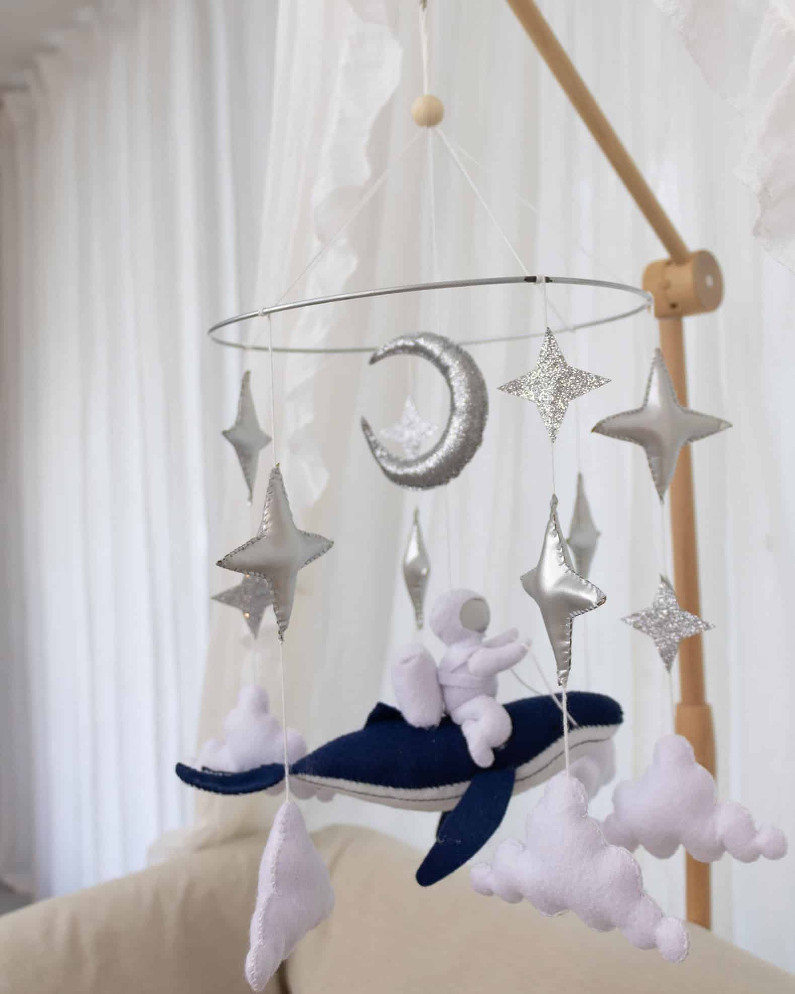 Handmade astronaut mobile-14