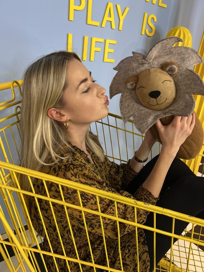 Handmade Lion Cuddle Pillow for Comfort and Safari Dreams